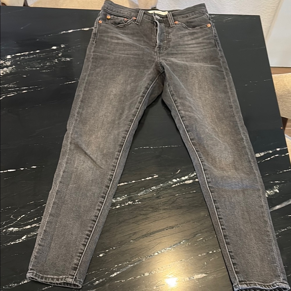 Levi's Gray Skinny Jeans with Tapered Leg